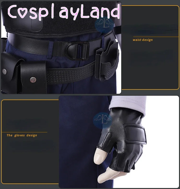 Leon Kennedy Resident 2 Cosplay Costume Set