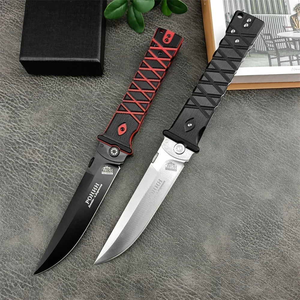 Ronin 440C Tactical Folding Knife with G10 Grip