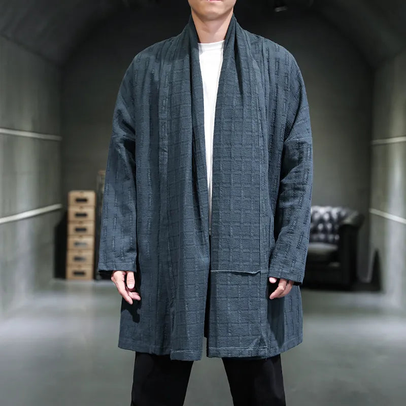 Chinese Style Men's Windbreaker Linen