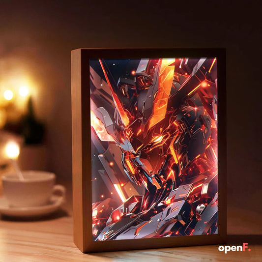 LED  Lamp Painting,anime Mobile Suit