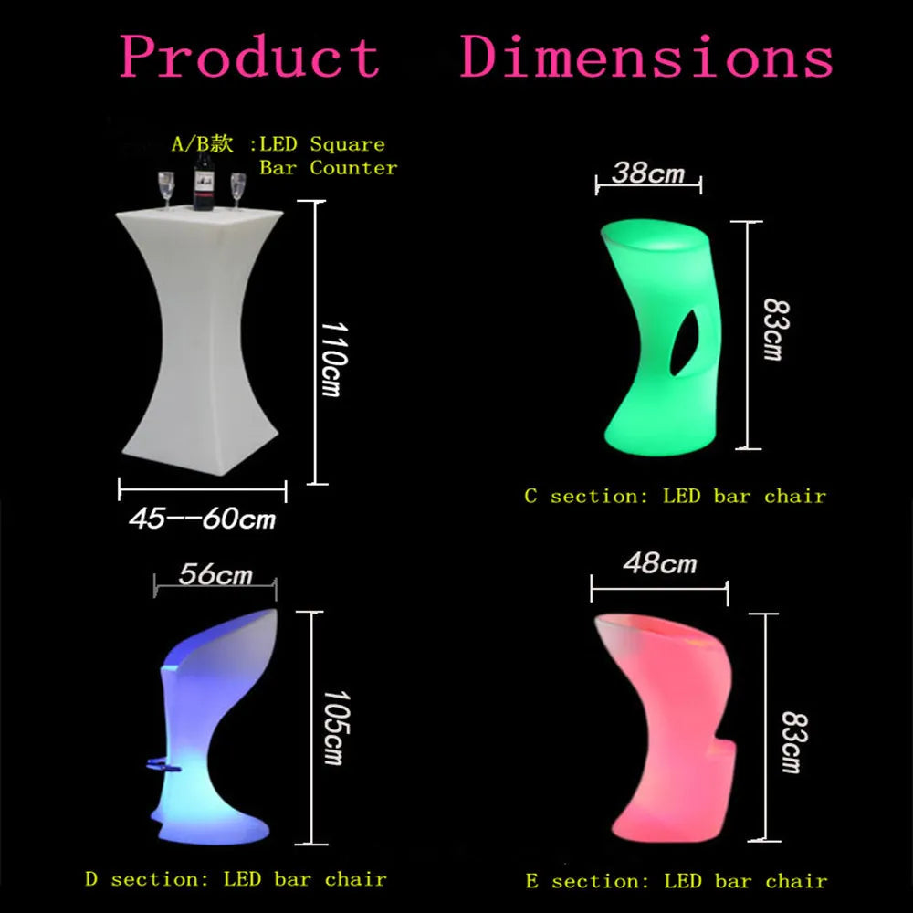 Lighted Up Coffee Table Party Supply
