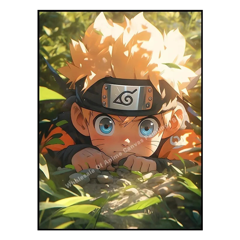 Naruto Kakashi Vibrant Anime Wall Art Poster