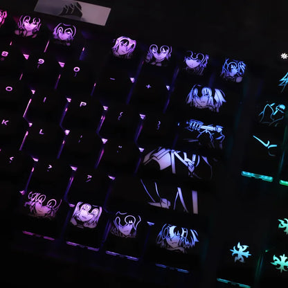 Anime Custom Coated Mechanical Keyboard