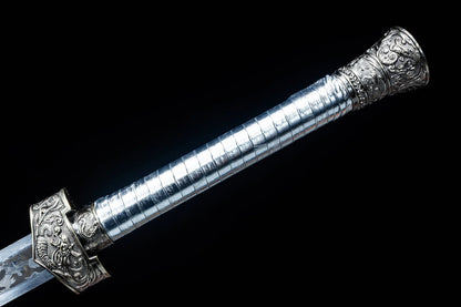 "108cm Phoenix Dragon Sword – Forged Elegance in Steel"