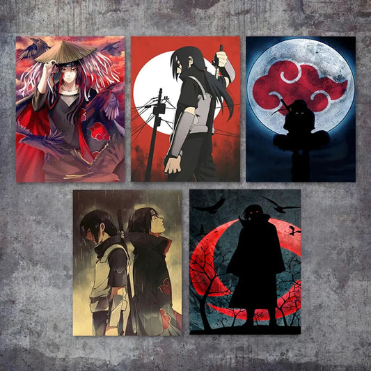 HD Naruto Uchibo Sasuke Itachi Posters Wall