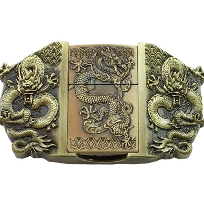 Trendy Kerosene Lighter Metal Belt Buckle Lighter