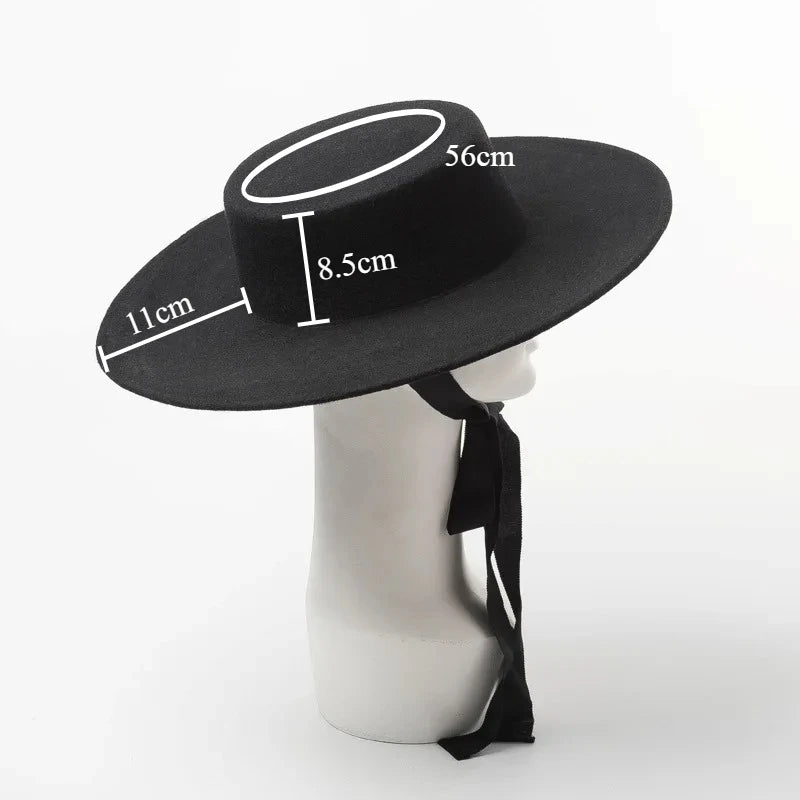 Wool Fedora Hat — Autumn Winter