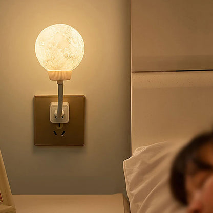 LunaGlow Voice-Controlled Night Light Lamp