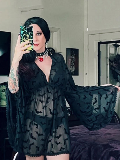 Chiffon Lace Nigh Club Dress for E-Girls