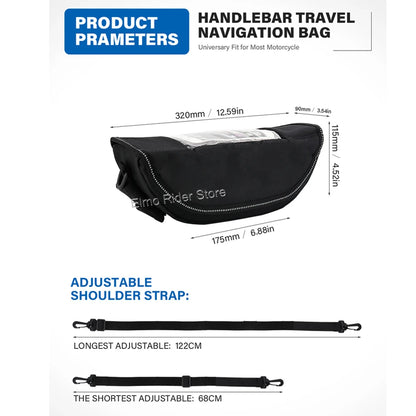 V-Strom Shockproof Handlebar Storage Bag