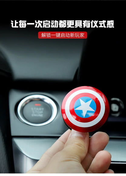 Car Engine Ignition Start Switch Button Protective Cover