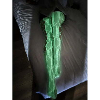 Women Glow in the Dark Jumpsuit Stockings