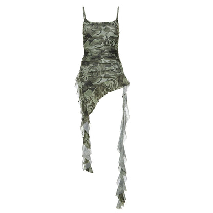Nibber Summer Sisters Chic Tassel Mini Dress