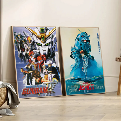 Anime G-Gundam Retro HD Poster Wall Art Decor