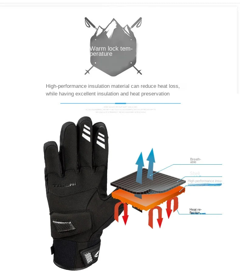 CarbonArmor 4-Season Touch Riding Gloves