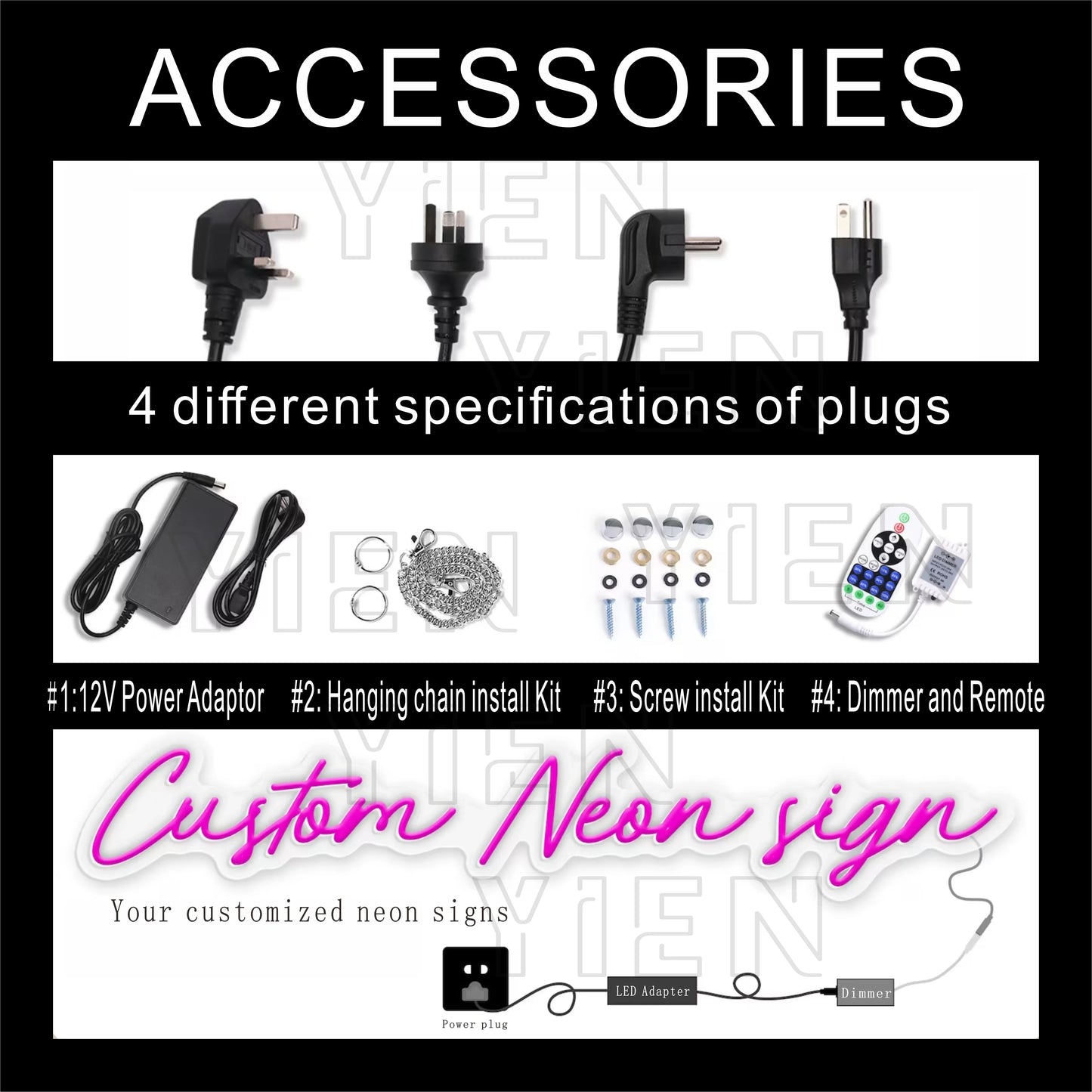 Customizable Neon Glow Sign Maker
