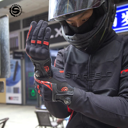 GlideGuard Summer Riding Gloves - Star Field Knight
