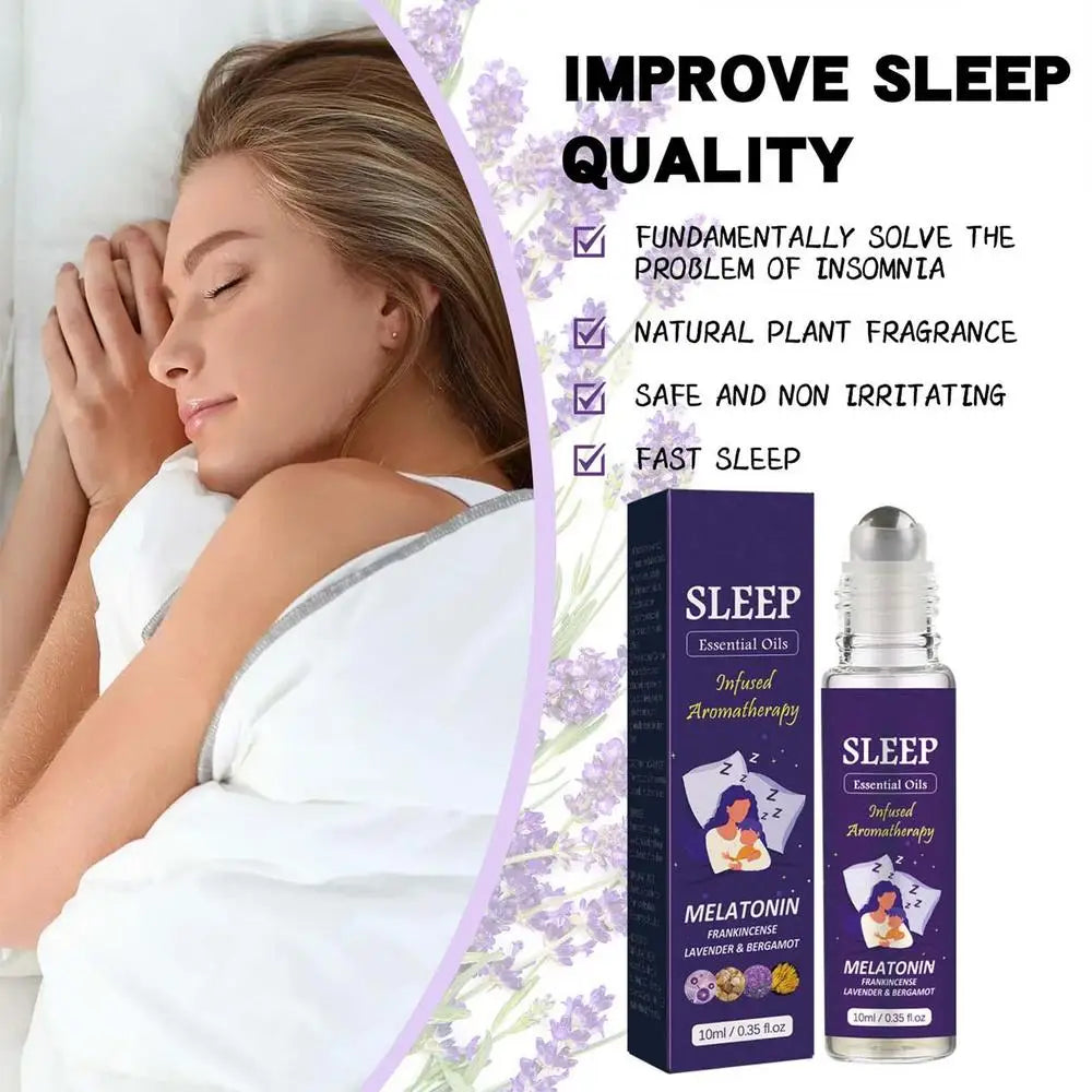 Sleep Bliss: Lavender & Bergamot Essential Oil Roller