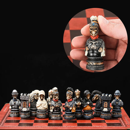 Horror Theme Chess Resin Material Hand-painted