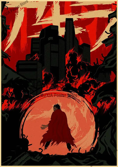 Classic Anime Movie Akira Posters