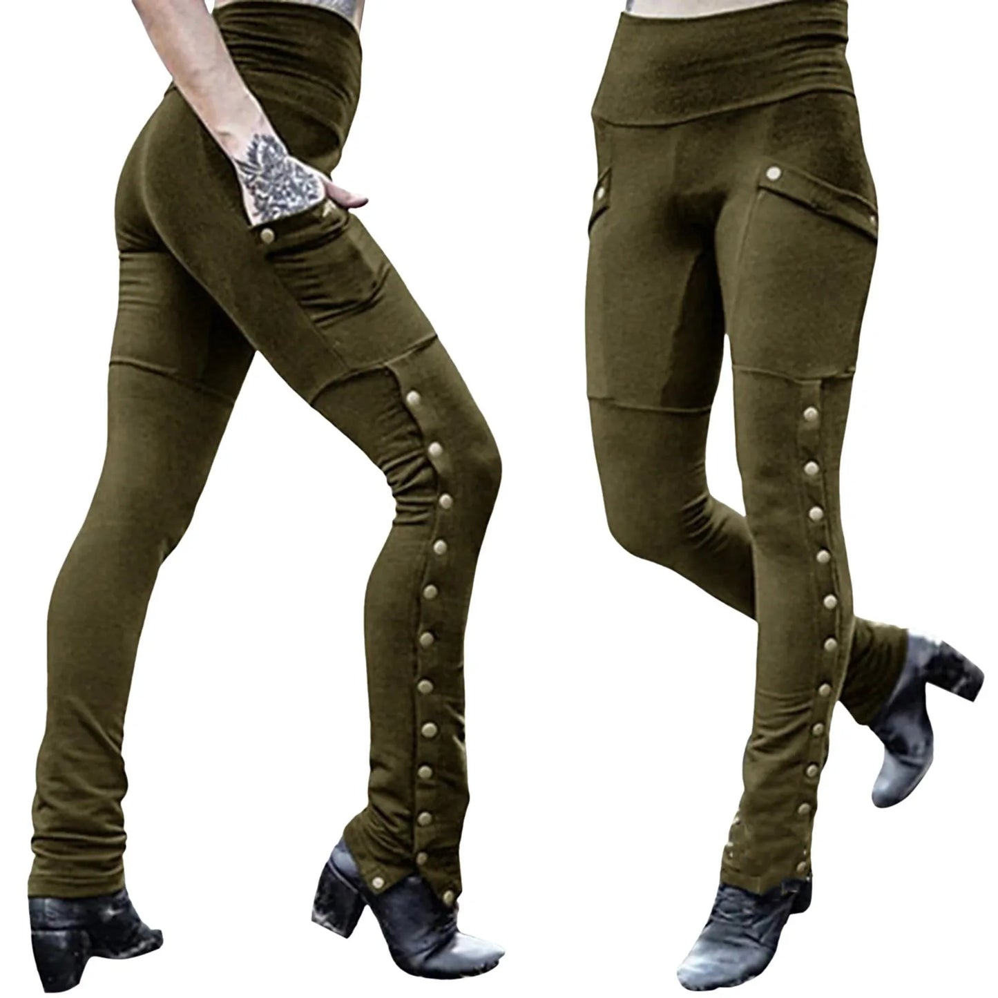 WarmFit Slim Leggings with Pockets for Women