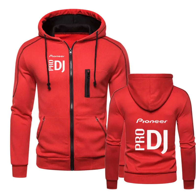 DJ music hoodie coat