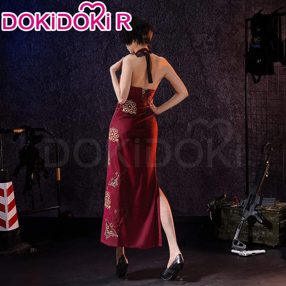 Ada Wong Cosplay Dress — Resident Evil · Red Cheongsam