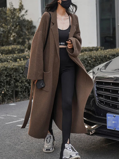 Vintage Long Cardigan Women
