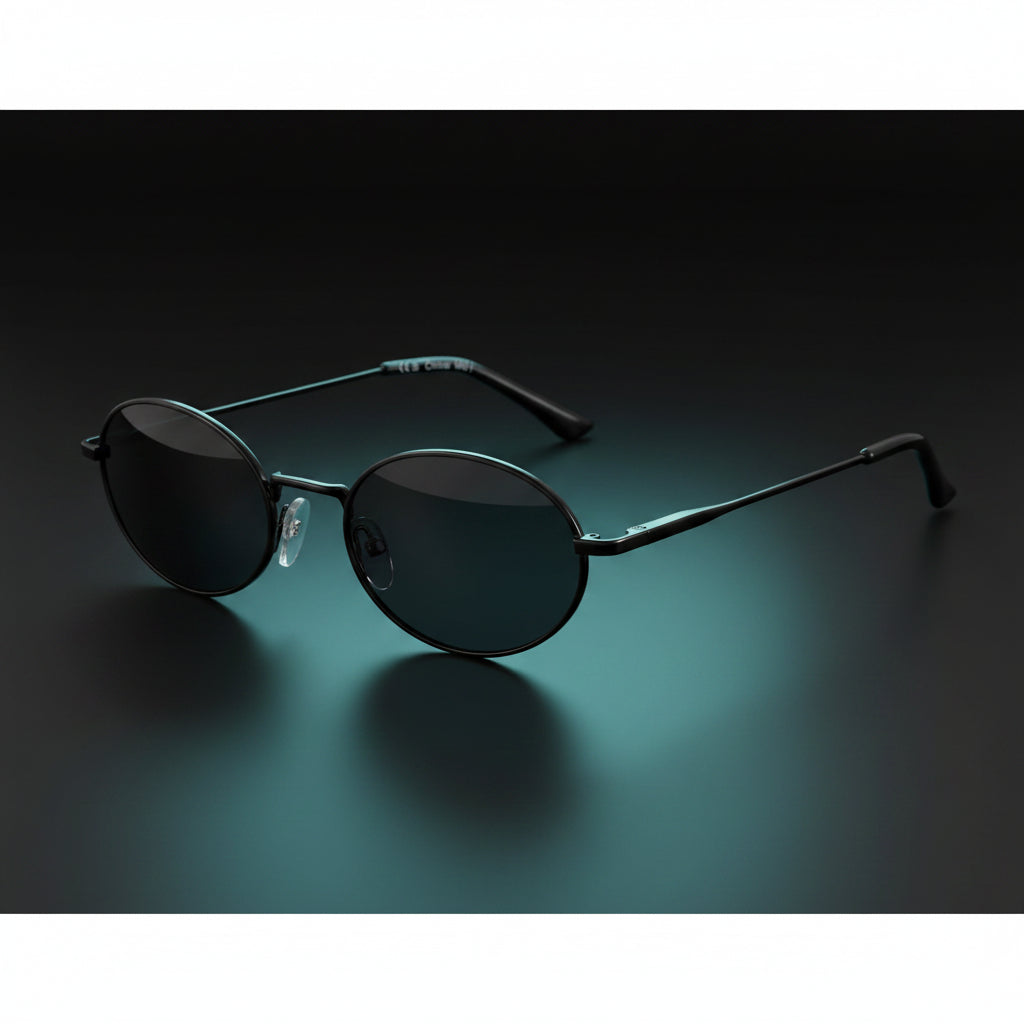 Retro Oval Sunglasses — Y2K Polarized UV400