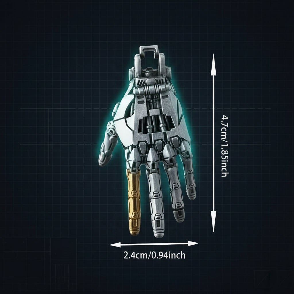 Mechanical Bionic Hand Pendant — Steampunk Movable Fingers