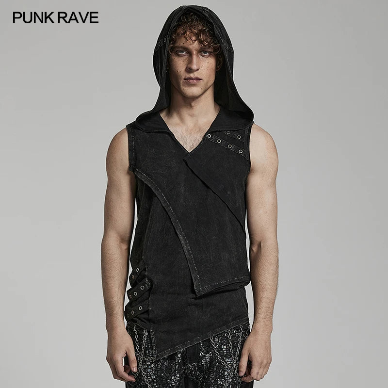 Rogue Knit Hooded Vest for Men