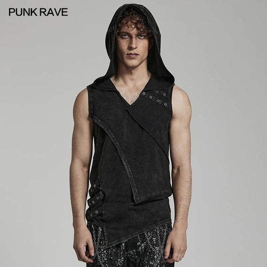 Rogue Knit Hooded Vest for Men