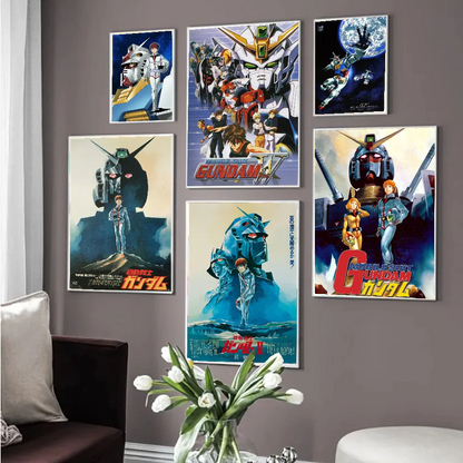 Anime G-Gundam Retro HD Poster Wall Art Decor