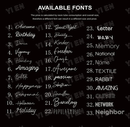 Customizable Neon Glow Sign Maker