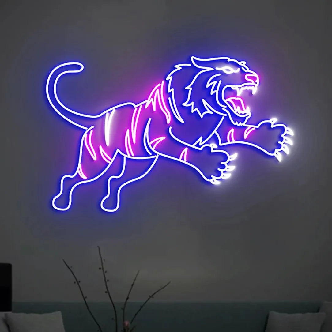 Tiger Neon Sign, Custom Neon lights