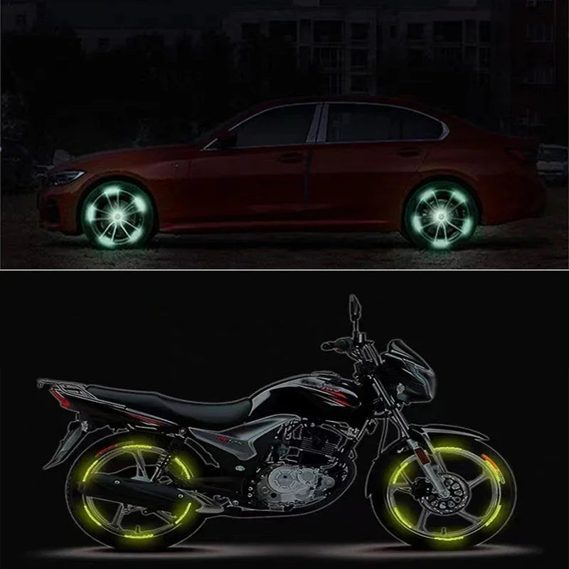 Luminous for Night Driving Car Wheel Sticker