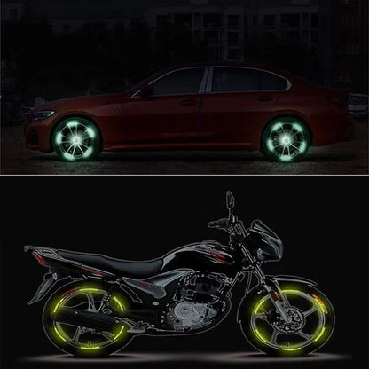 Luminous for Night Driving Car Wheel Sticker