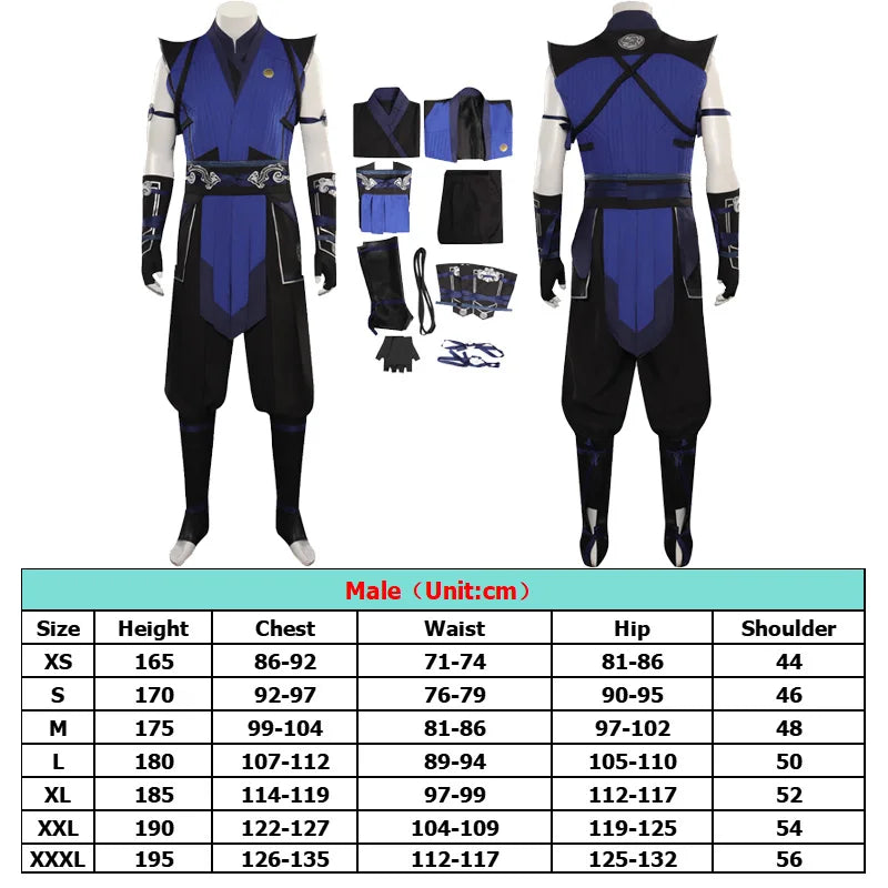 Sub-Zero Cosplay Costume — Mortal Kombat