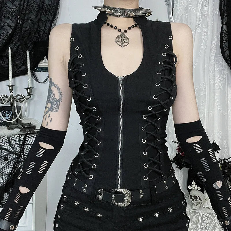 Gothic Bandage Tank Top