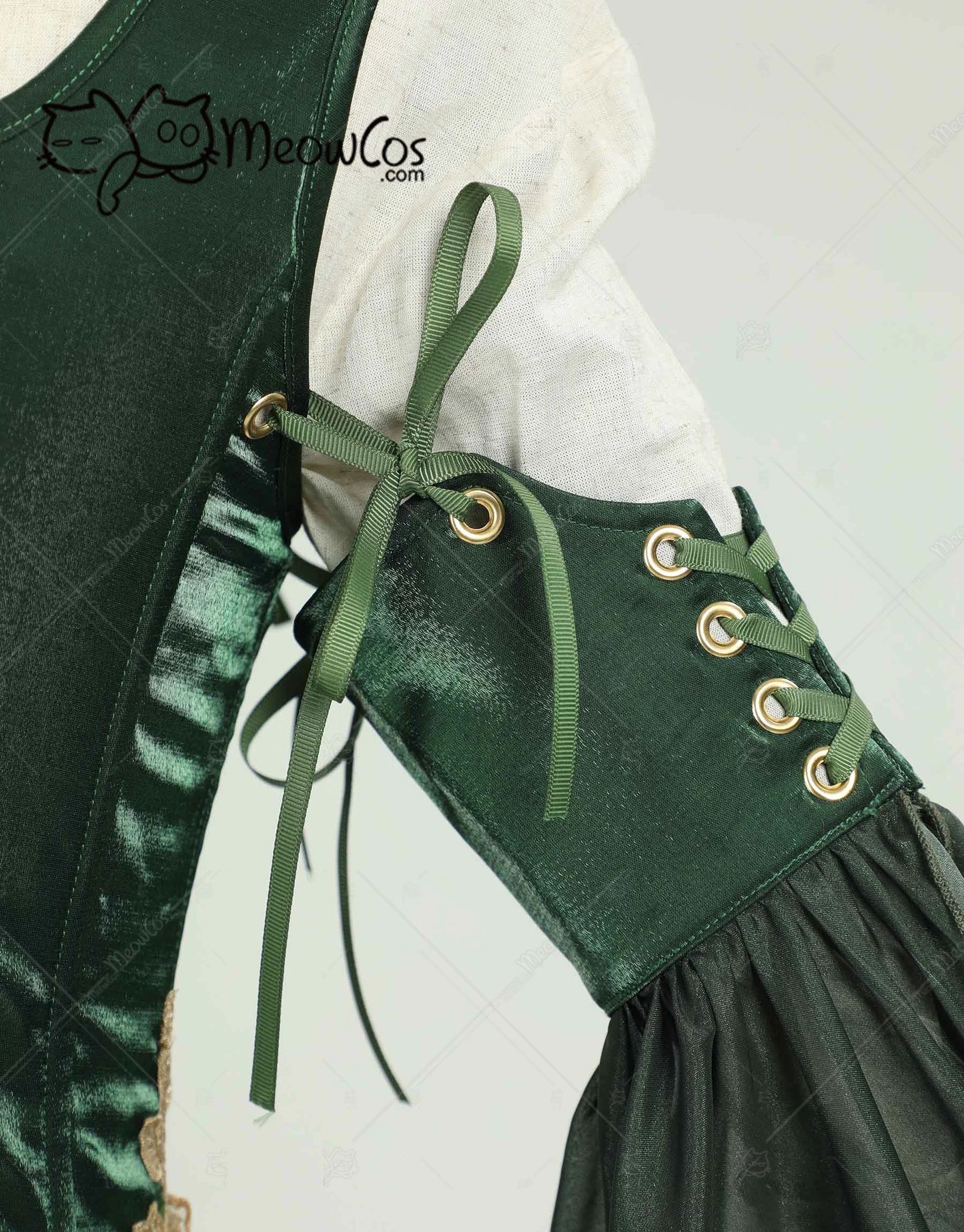 Meowcos Enchanted Green Elf Dress