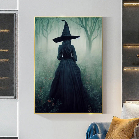 Witchy Vintage Canvas Prints for Spooky