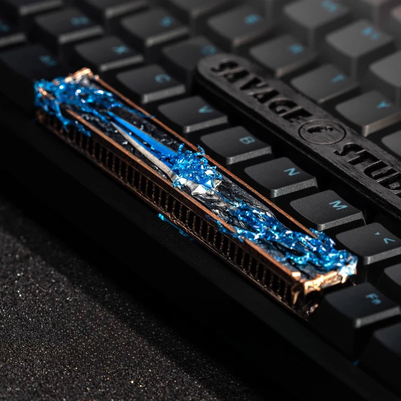 Thunderfury WoW Resin Keycap — 6.25U Spacebar