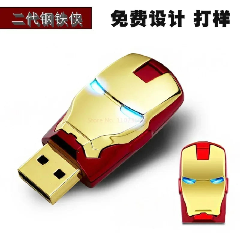 Iron Man High-Speed USB Flash Drive - Multiple Sizes
