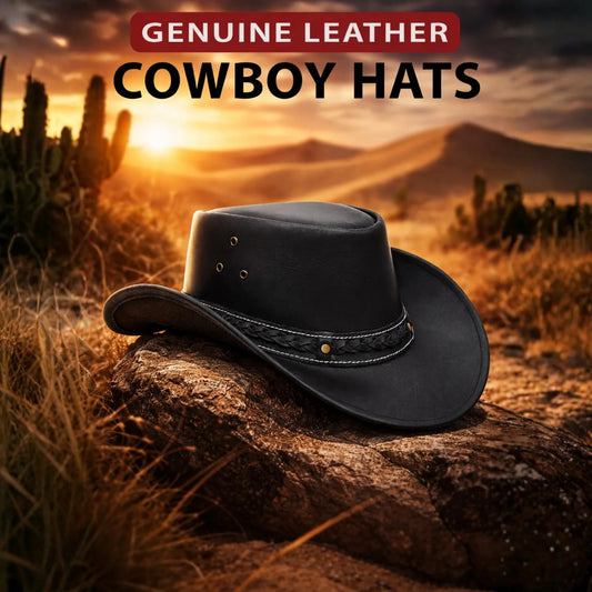 Western Cowboy Hat — Wide Brim · Australian Style