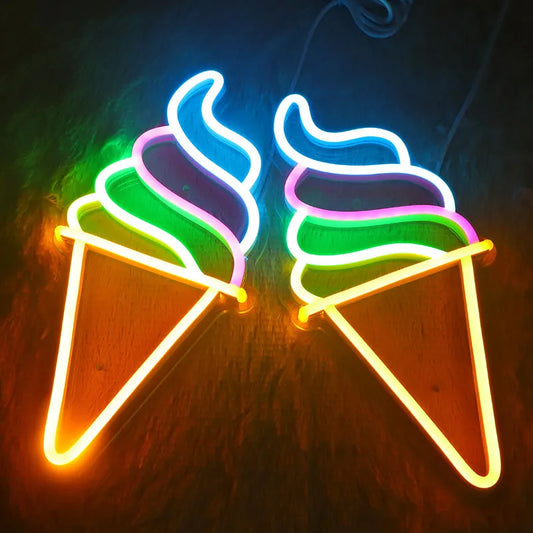 Led Neon Ice Cream