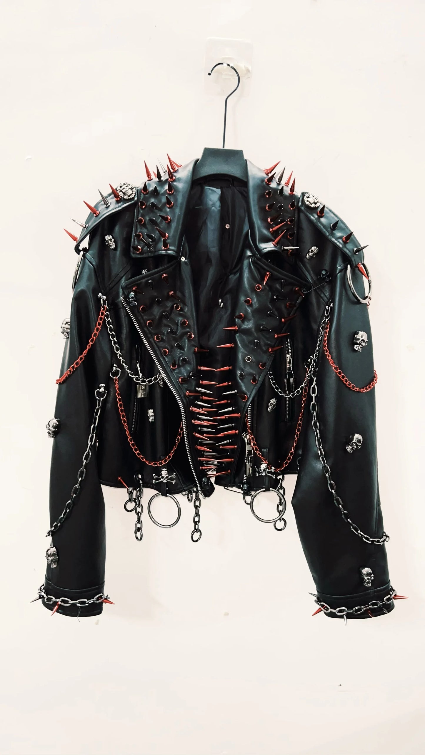 Cyber Gothic Leather Jacket