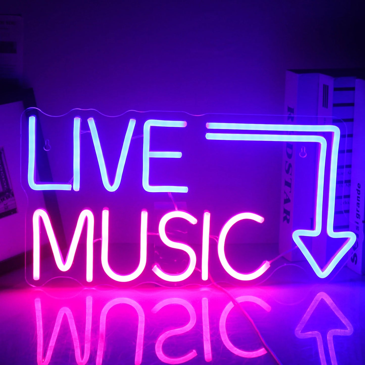 Electric Rock Vibes: LED Neon Art Sign