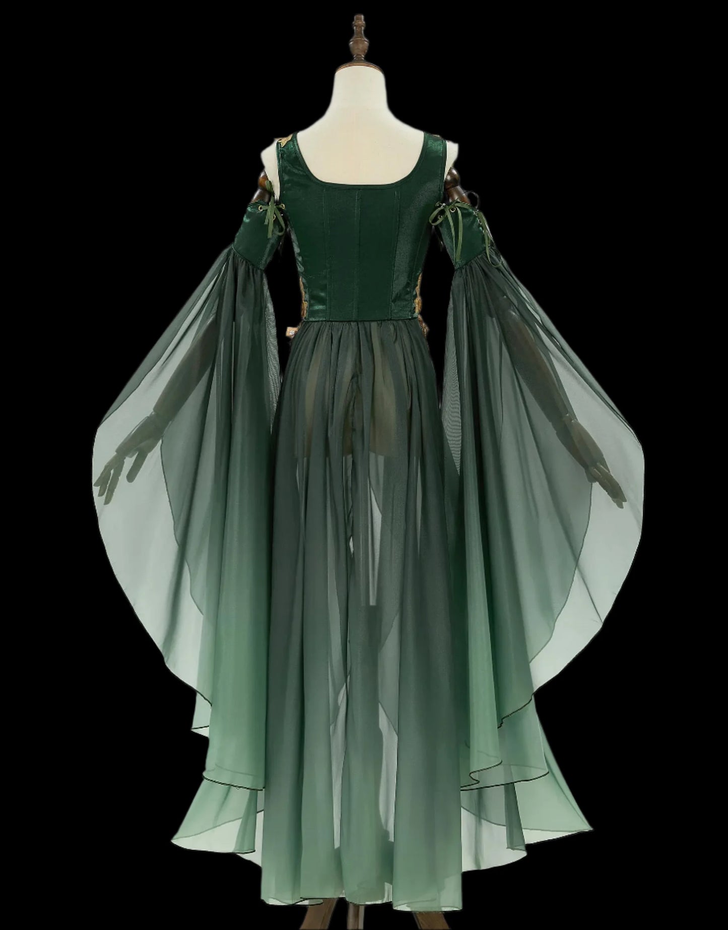 Meowcos Enchanted Green Elf Dress