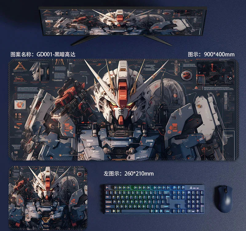 Gundam Zagu Mouse Pad: Epic Mecha Gaming Mat