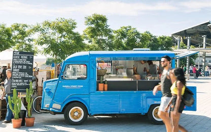 Electric Ice Cream Truck Fast Food Trailer Cart